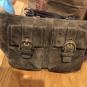 Coach Satchel Two Pocket Bag
